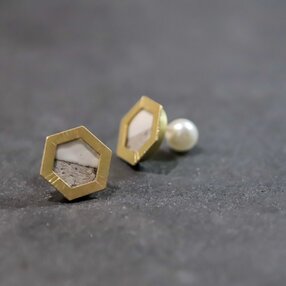 結晶(14kgf・brass)ピアス/イヤリング