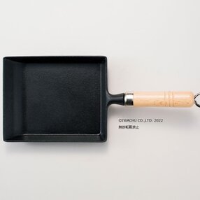 南部鉄器　玉子焼（木柄付）
