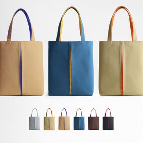 KOSHO ougi pleats 帆布 トートバッグ M