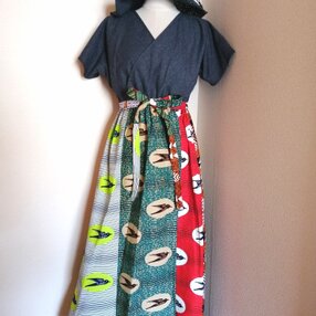 アフリカ布の検索結果 ワンピースのハンドメイド クラフト作品 手仕事品通販 Iichi ハンドメイド クラフト作品 手仕事品の通販