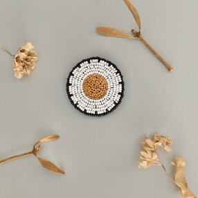 セット送料無料 アンティーク マイクロベビービーズ花刺繍レース編巾着