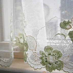 刺繍lace×CottonOrgandy  cafestyle