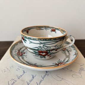 Sarreguemines サルグミンヌ セレスシリーズ カップ＆ソーサーセット