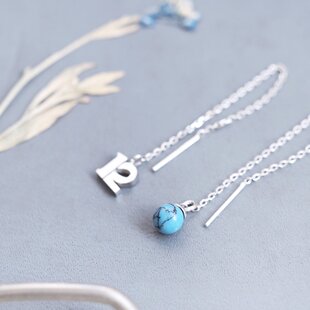 14kgf*Red Coral&Turquoise 天然赤珊瑚とターコイズのピアス | iichi