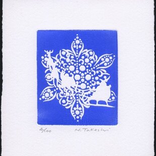 鯉・2018/銅版画 (額あり） | iichi 日々の暮らしを心地よくする