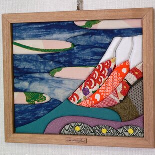 16×23㎝「優しい夕空」サムホール・油彩・原画 | iichi 日々の暮らしを