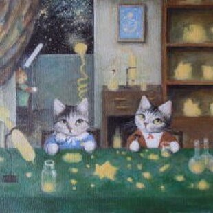 絵画「PAN」油彩・原画・直径25㎝ 丸形・アートパネル | iichi 日々の