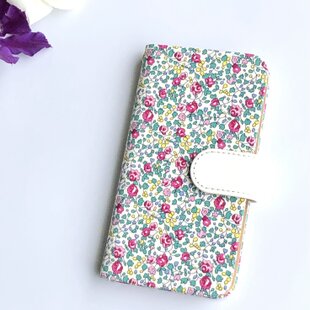 バッグ ハンドメイド 桜花柄刺繍のバンブーバッグ モノトーン 大人