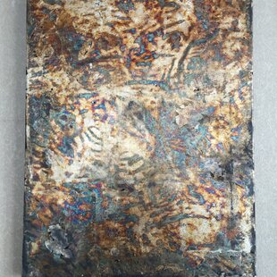 油彩画 原画「近所の風景」絵画 P8（33×46㎝）アート キャンバス