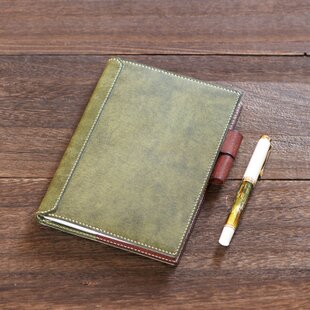 ほぼ日手帳カズン対応 A5サイズ手帳カバー レザー 刻印＆拭き染め