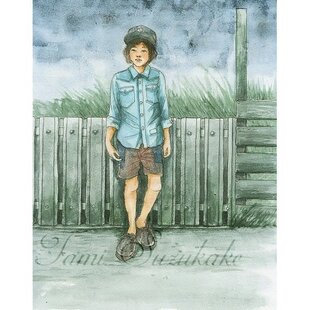 水彩画・原画「フランスパンのある静物画」 | iichi 日々の暮らしを