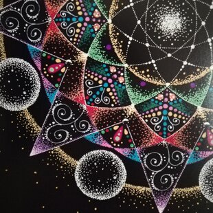 パステルアート 月明かりへのいざない パステル画原画 | iichi 日々の