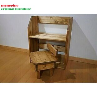 アンティーク風絵本棚（面出し3段+棚1段）幅87cm N/W 完成品 | iichi