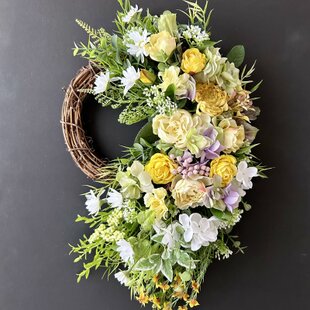 優しい紫陽花リース・プリザーブトフラワー | iichi 日々の暮らしを