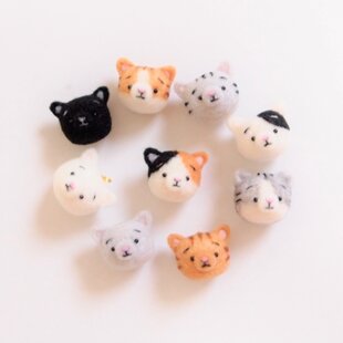羊毛フェルト 猫 人形 オーダー メイド | iichi 日々の暮らしを