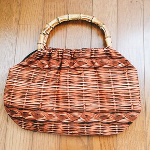 バンブーバッグ はな刺繍風 フラワー | iichi 日々の暮らしを心地よく
