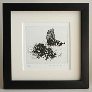 明日午前中まで販売！手作り額付き銅版画応用絵画　title「ひょっこりニャンコ」 額付き銅版画応用絵画 title「未來ニャンコ」（メーカー直売所