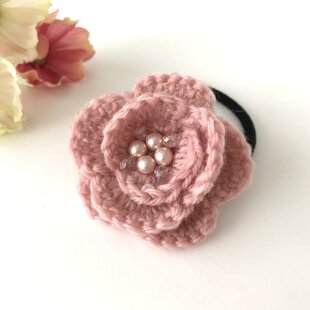 リボンヘアゴム♡ハンドメイド♡リボン♡リバティセリーヌ | iichi