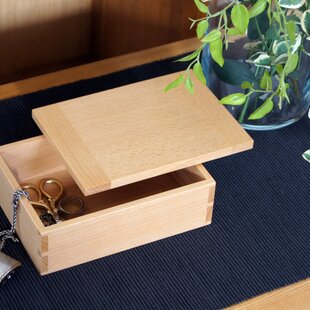 ふた付きレザー小物入れ】おしゃれ収納ケース｜イタリアンレザー