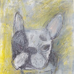 芝犬とギター(Bo様ご購入作品）額なし・作品のみ | iichi 日々の暮らし