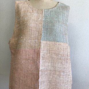 裂織り ベスト」 | iichi 日々の暮らしを心地よくするハンドメイドや