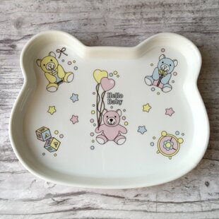 名入れ可！カラフルくまちゃん くまのお皿 | iichi 日々の暮らしを