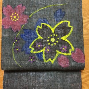 半幅帯～きなり裂き織で | iichi 日々の暮らしを心地よくする