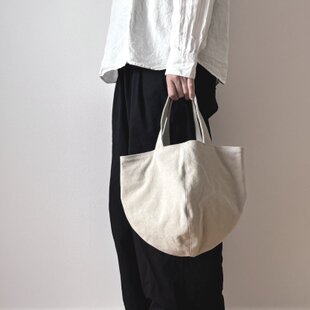帆布＆革のボディバッグ〈ネイビー〉 | iichi 日々の暮らしを心地よく
