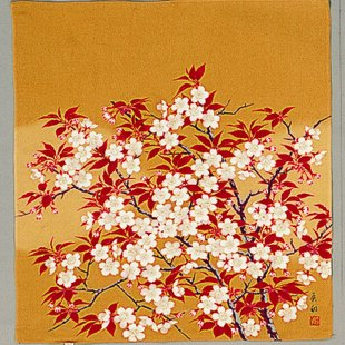 暖簾 のれん カーテン 芹沢銈介 縄のれん文 紺 綿100％ 85cm×150cm