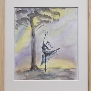 超希少◇がんどうあつし1998肉筆絵画過去の実験作品『風景(キュビズム 