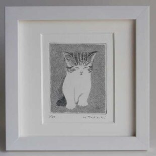 黒い猫・2020/ 銅版画 (額あり） | iichi 日々の暮らしを心地よくする