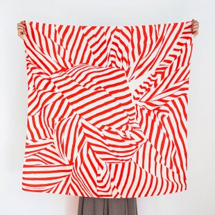 風呂敷 ふろしき 片岡球子 天平雲に富士山 ブルー 絹100％ 45cm×45cm
