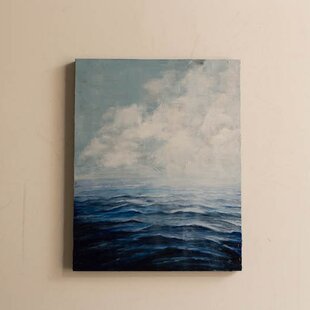 水彩画原画 夕暮れの江の島 | iichi 日々の暮らしを心地よくする