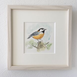 額付き水彩画「カワセミ」原画 | iichi 日々の暮らしを心地よくする