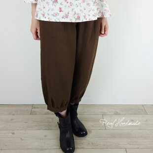 大島紬リメイク＊ガウチョパンツ | iichi 日々の暮らしを心地よくする