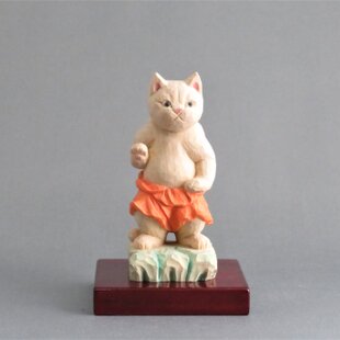 木彫り 毘沙門天猫(四天王多聞天) 猫仏2202 | iichi 日々の暮らしを 木彫り 毘沙門天猫(四天王多聞天) 猫仏2202 | iichi 日々の暮らしを