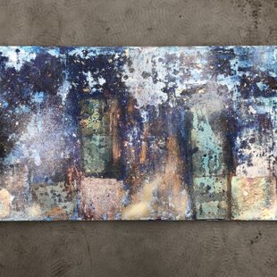 絵画「PAN」油彩・原画・直径25㎝ 丸形・アートパネル | iichi 日々の