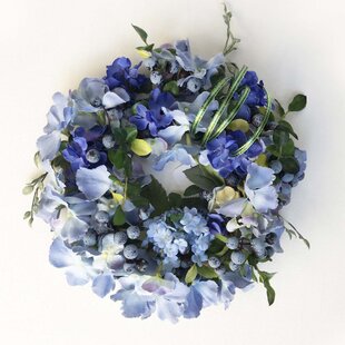 ≪お正月飾り・しめ縄リース≫(L-紫) 胡蝶蘭 しめ縄 水引 お飾り