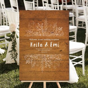 人気！結婚式 ウェルカムボード☆V-3（A1/B2/A2/B3/A3/B4/A4） | iichi