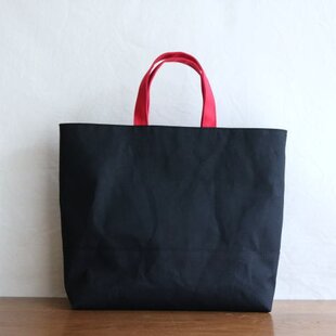 ハンドメイド、トートバック、ヴィンテージ帆布、ステッチ入り