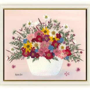 紅型染め【流水あやめと蝶】額 (展示品) | iichi 日々の暮らしを 