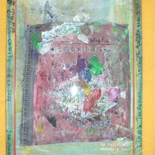 32×41㎝「夜のメリーゴーランド3」原画・油彩画・F6 | iichi 日々の