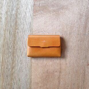 ボックス型 コインケース LF-035 ヌメ革ALL コンパクト キーホルダー