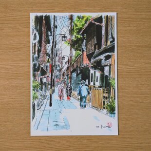 秘密の森(B5サイズ。色鉛筆画。複製画) | iichi 日々の暮らしを