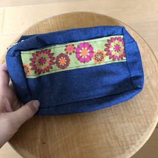 オトナかわいいバンブーバッグ 北欧 花刺繍柄 | iichi 日々の暮らしを
