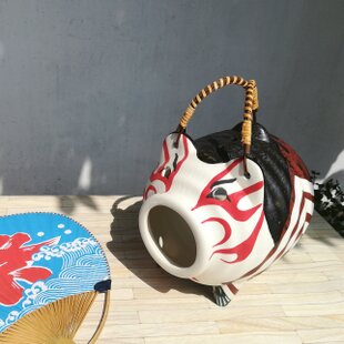 本欅 木地磨き造り 胴張蓋物 茶櫃 | iichi 日々の暮らしを心地よくする