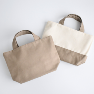 受注制作】チェリー刺繍のヌビトートバッグ＊ベージュ | iichi 日々の