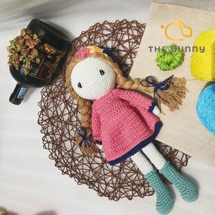 あみぐるみ ひつじちゃん おもちゃ 出産祝い 子供 誕生日 編みぐるみ