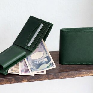限定品◇ トラッカーウォレット ミニ ◇ 幅広タイプ 茶芯サドルレザー