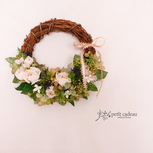 展示用20％off) ラムズイヤーのナチュラルリース | iichi 日々の暮らし